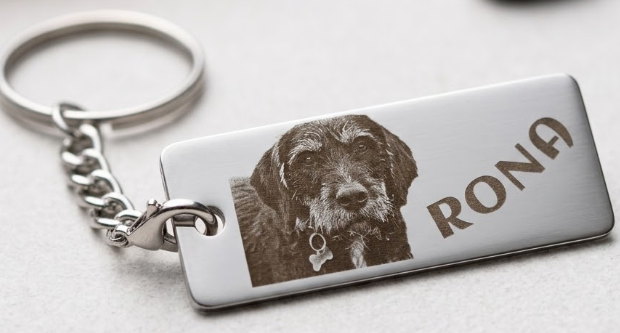 Llavero rectangular personalizado