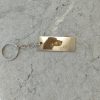 Llavero rectangular de acero personalizable