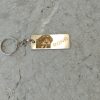 Llavero rectangular de acero personalizable