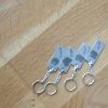 Llavero rectangular de acero personalizable