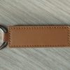 Llavero cuero marron claro Llavero de cuero sintético personalizable