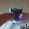 Keycap ESC monstruo detalle lateral Detalle lateral de la keycap ESC impresa en 3D