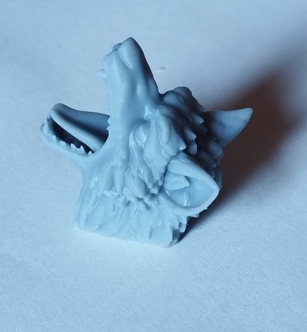 Keycap ESC monstruo vista superior Vista superior de la keycap ESC con diseno de monstruo